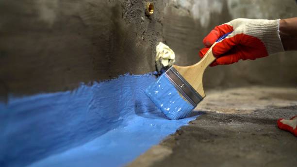 Commercial Waterproofing project at a Greenbelt, MD business property by SJ Waterproofing Pros
